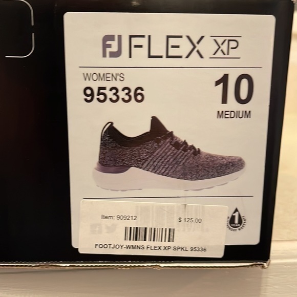 FOOTJOY Flex XP Women's Golf Shoes New‎ With Box Size 10 - Picture 6 of 7
